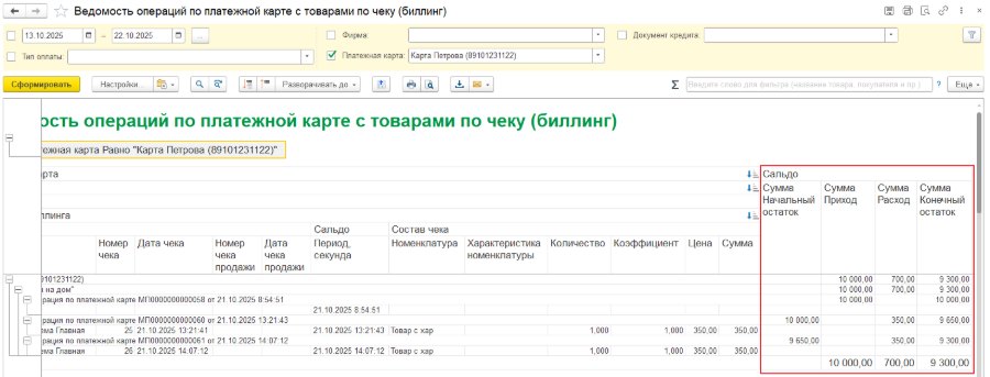Как настроить работу с платёжными картами для питания сотрудников