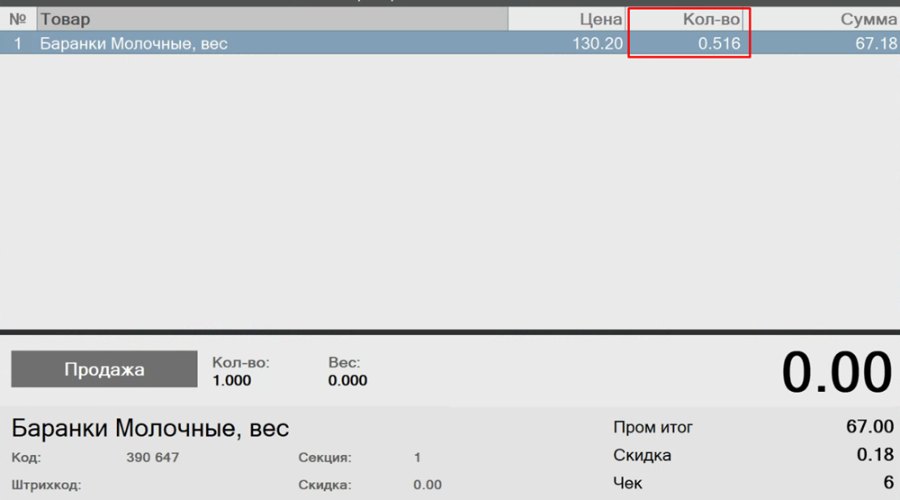 Как продавать товары с взвешиванием на весах