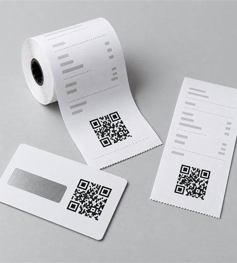 Чек с QR-кодом для оплаты